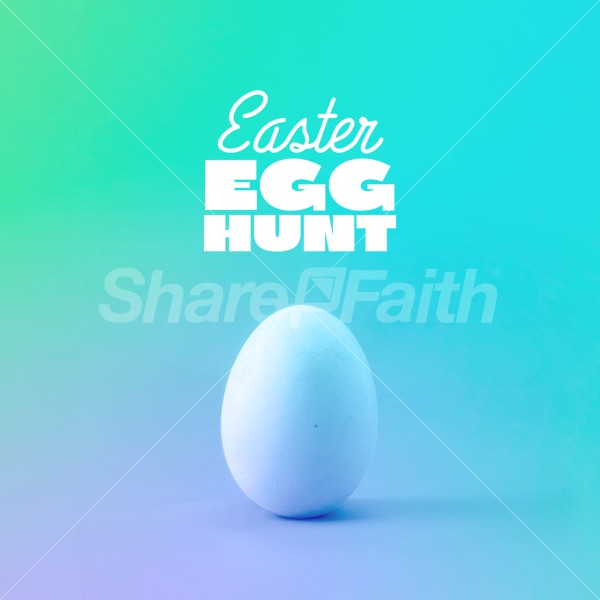 Easter Egg Hunt Easter Social Media Graphic
