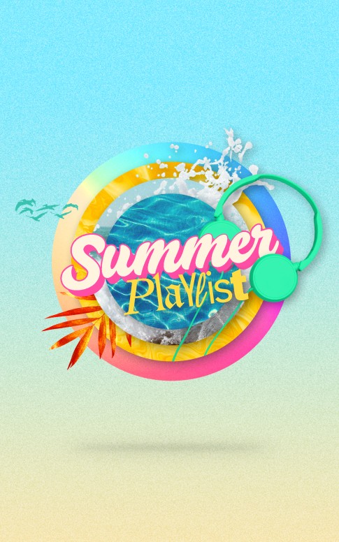 Summer Playlist Bifold Bulletin Cover