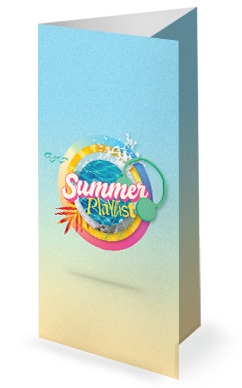 Summer Playlist Print Ready Trifold
