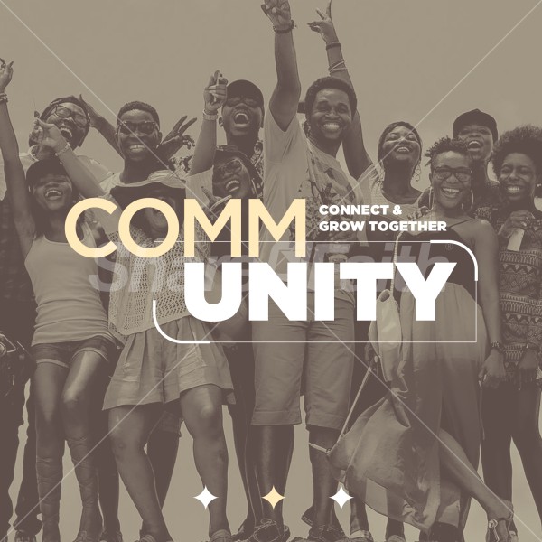 Community Connect and Grow Social Media Graphics 1