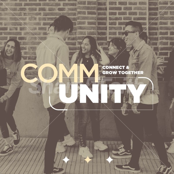 Community Connect and Grow Social Media Graphics 4