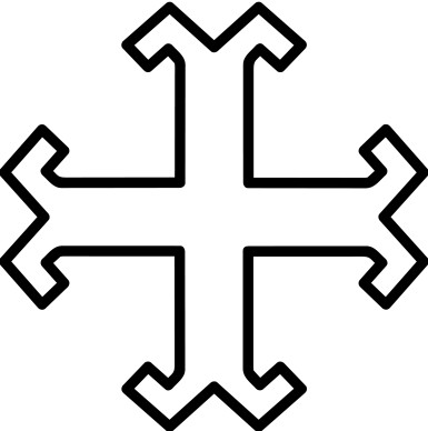 Milrine Cross Outline