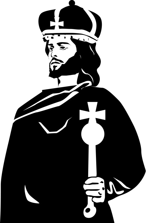 Bishop with Crown and Sceptre