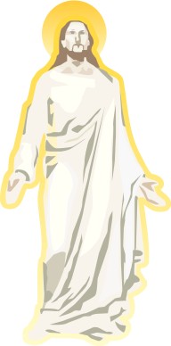 Jesus with Emanating Glow