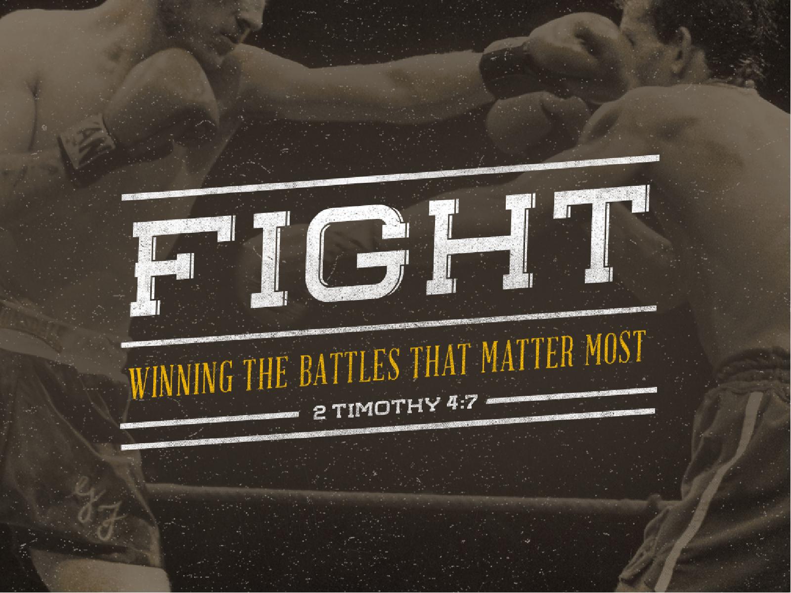 Fight the Good Fight Ministry PowerPoint