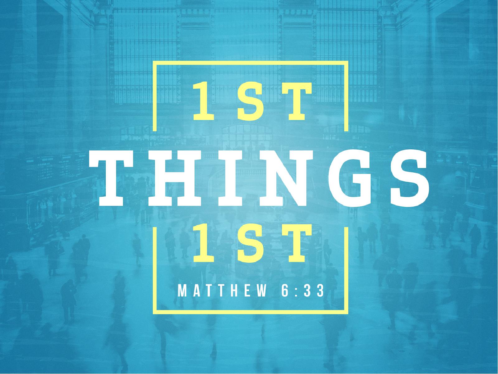 Seek First The Kingdom Of God Sermon PowerPoint