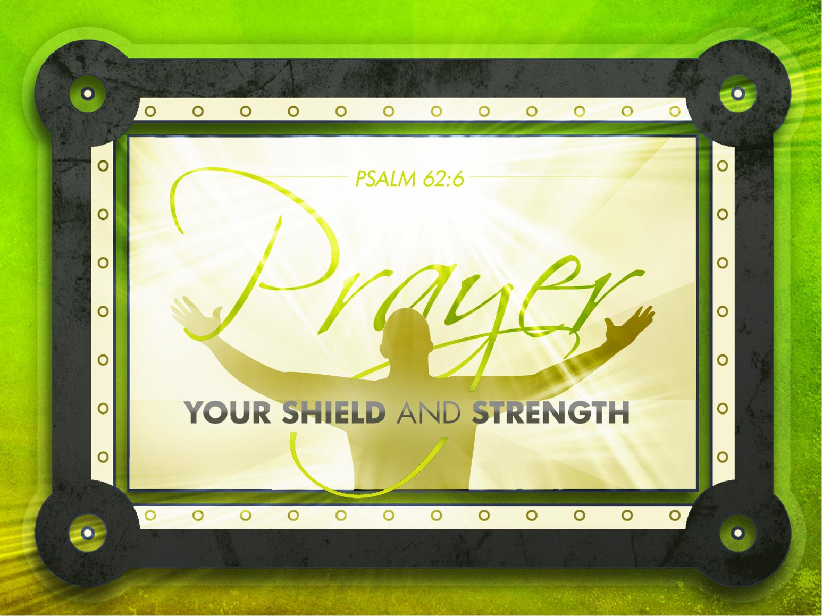 Prayer Shield PowerPoint Template
