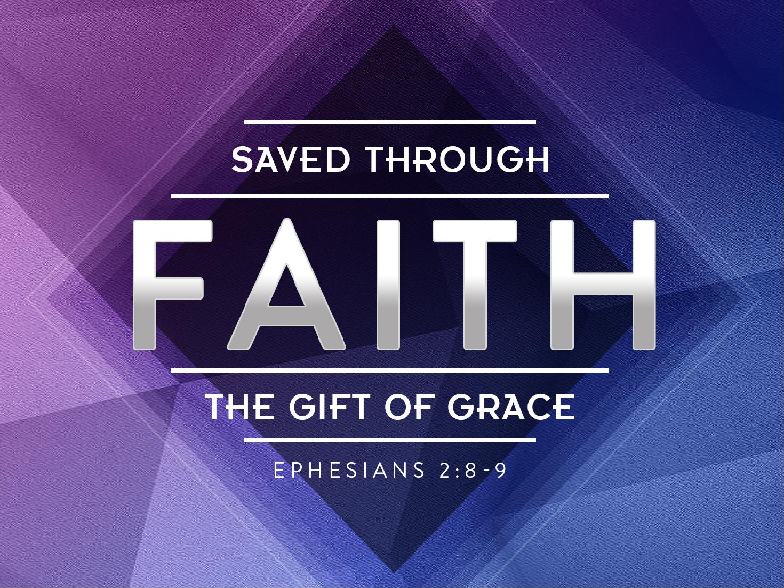 Saved Through Faith Religious PowerPoint