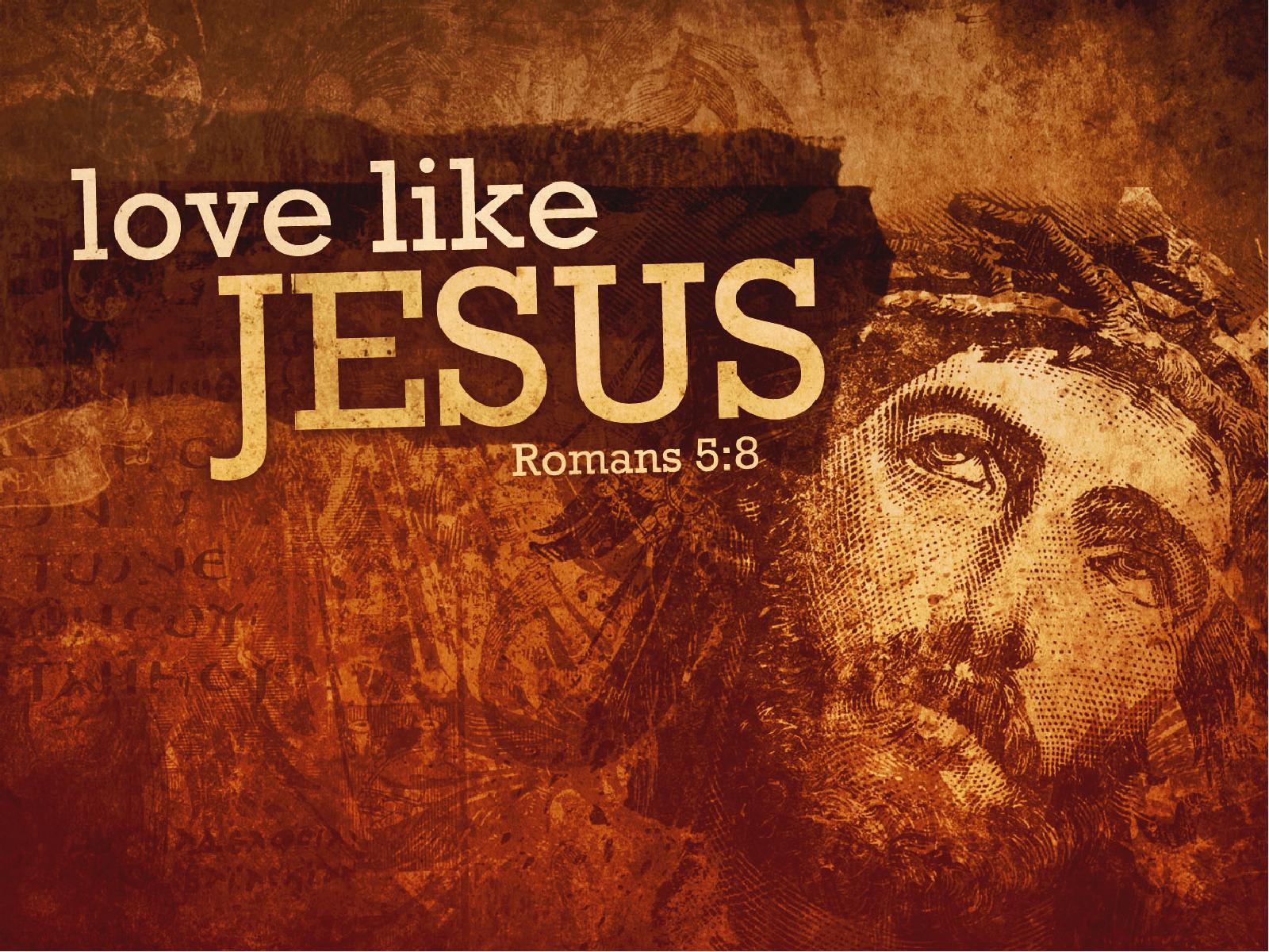 Romans 5:8 Love Like Jesus Sermon PowerPoint for Church