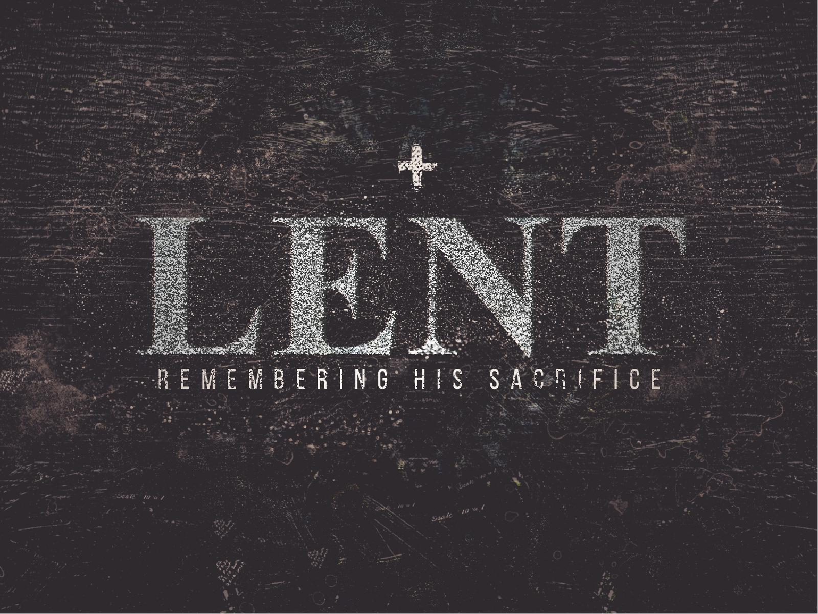 Lent Powerpoint Church Graphic