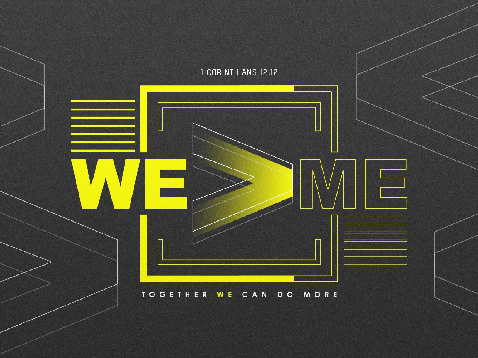 We > Me Church Sermon Powerpoint
