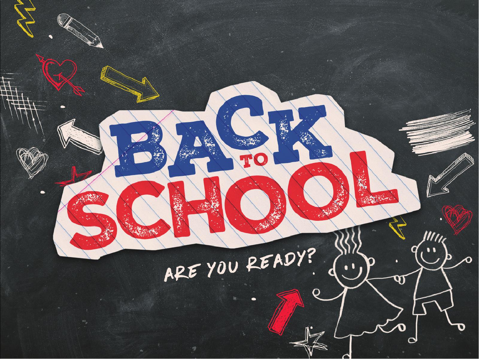 Back To School Chalkboard Art Church PowerPoint