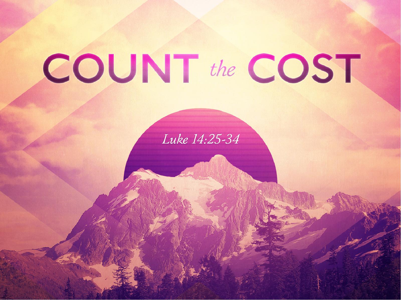 Count the Cost Church Sermon PowerPoint