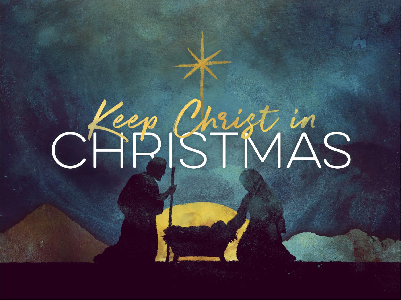 Keep Christ In Christmas Sermon PowerPoint