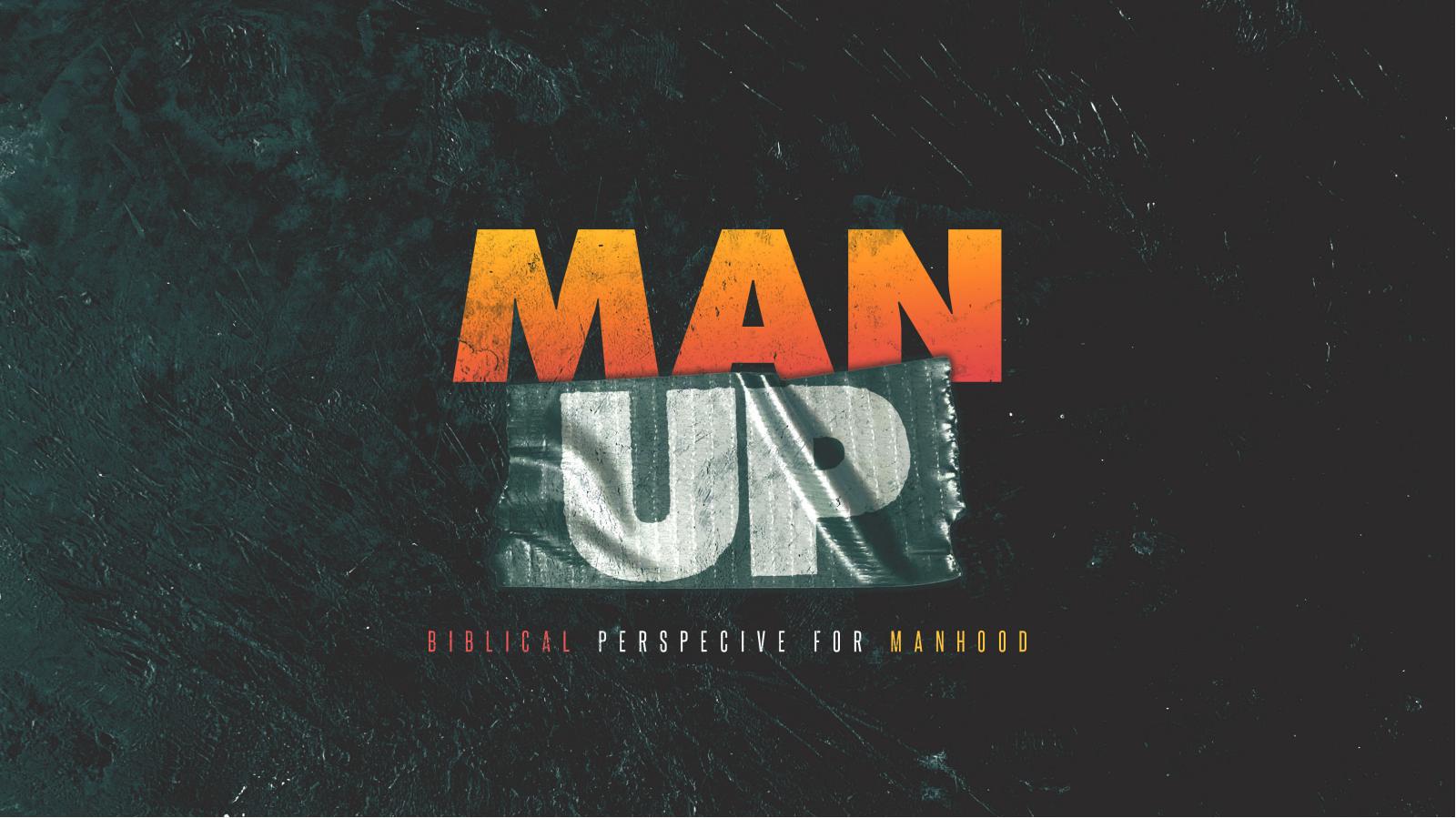 Man Up Church Sermon Title Graphics