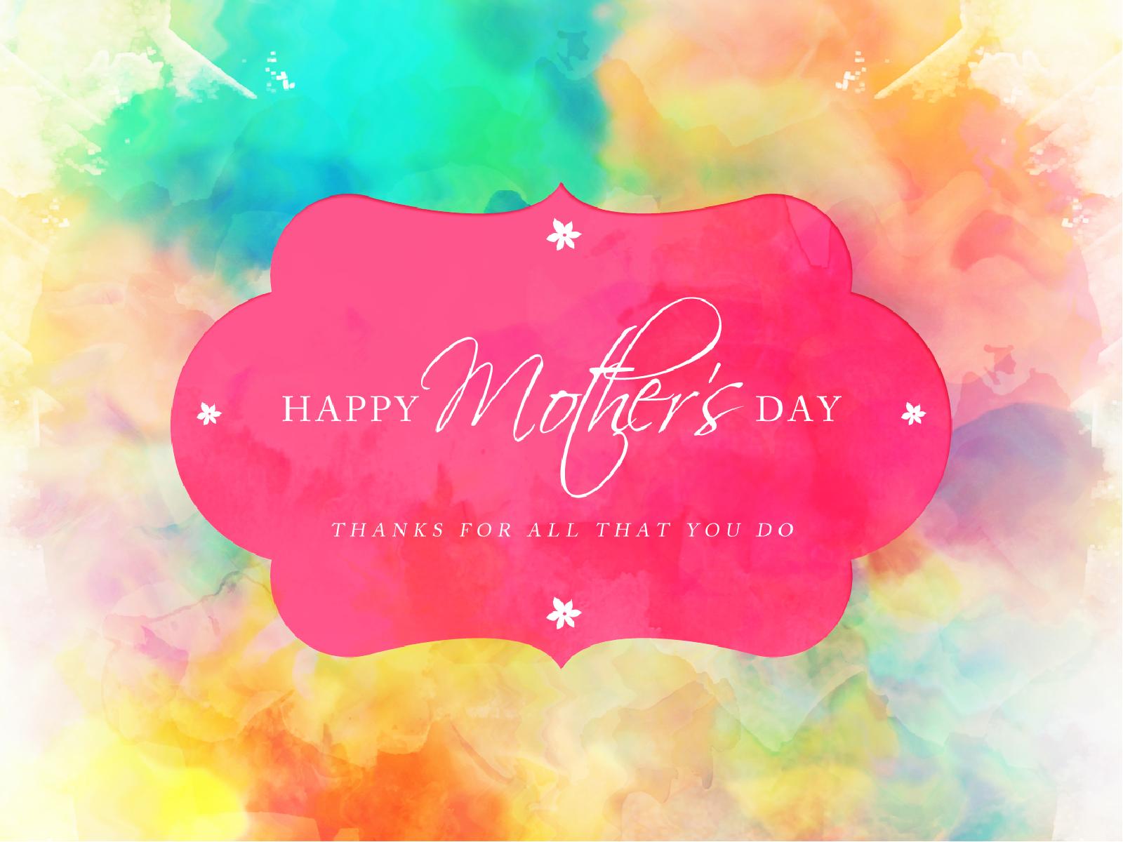 Happy Mother's Day Thanks Church PowerPoint