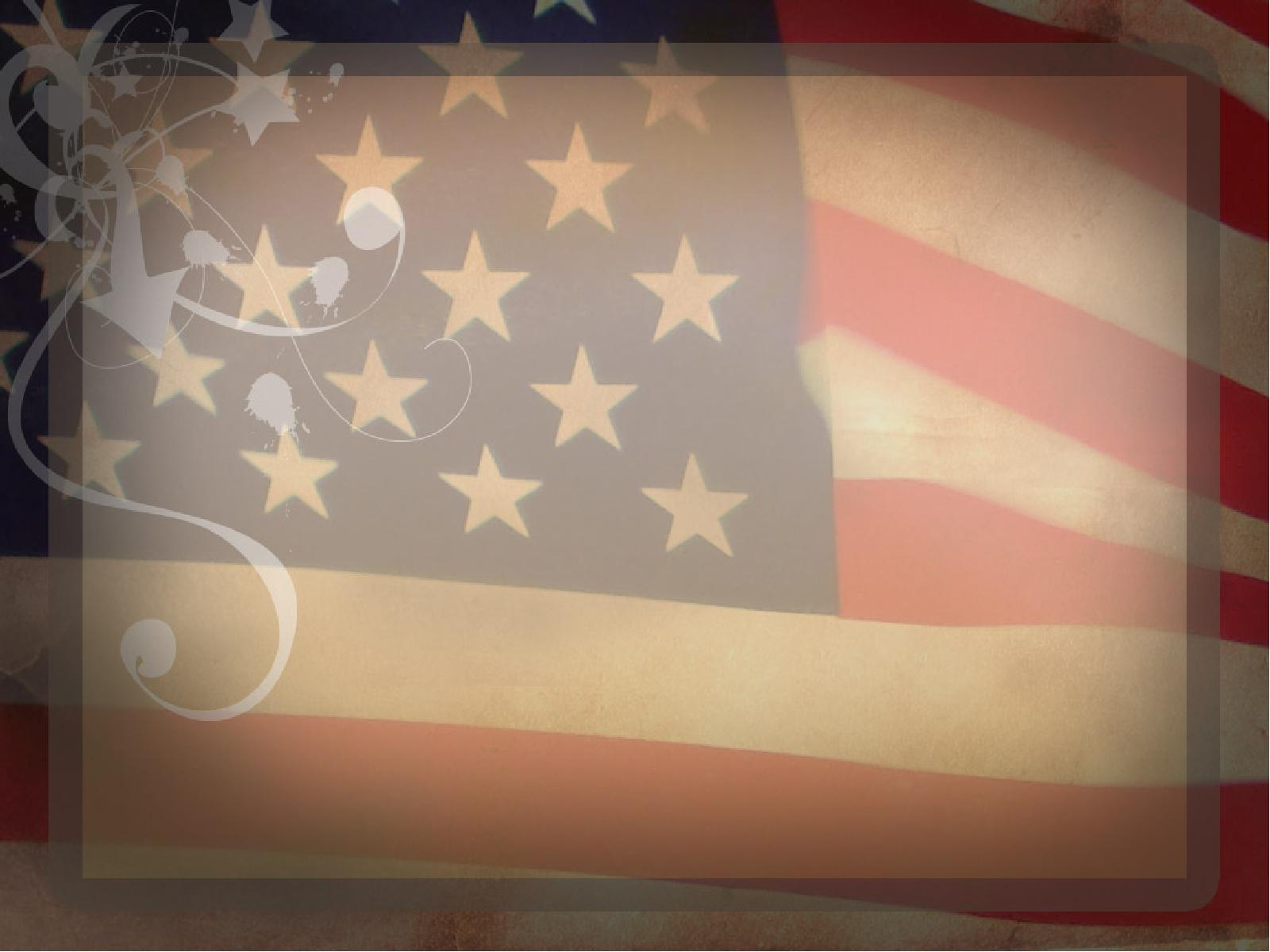 Patriotic American Flag