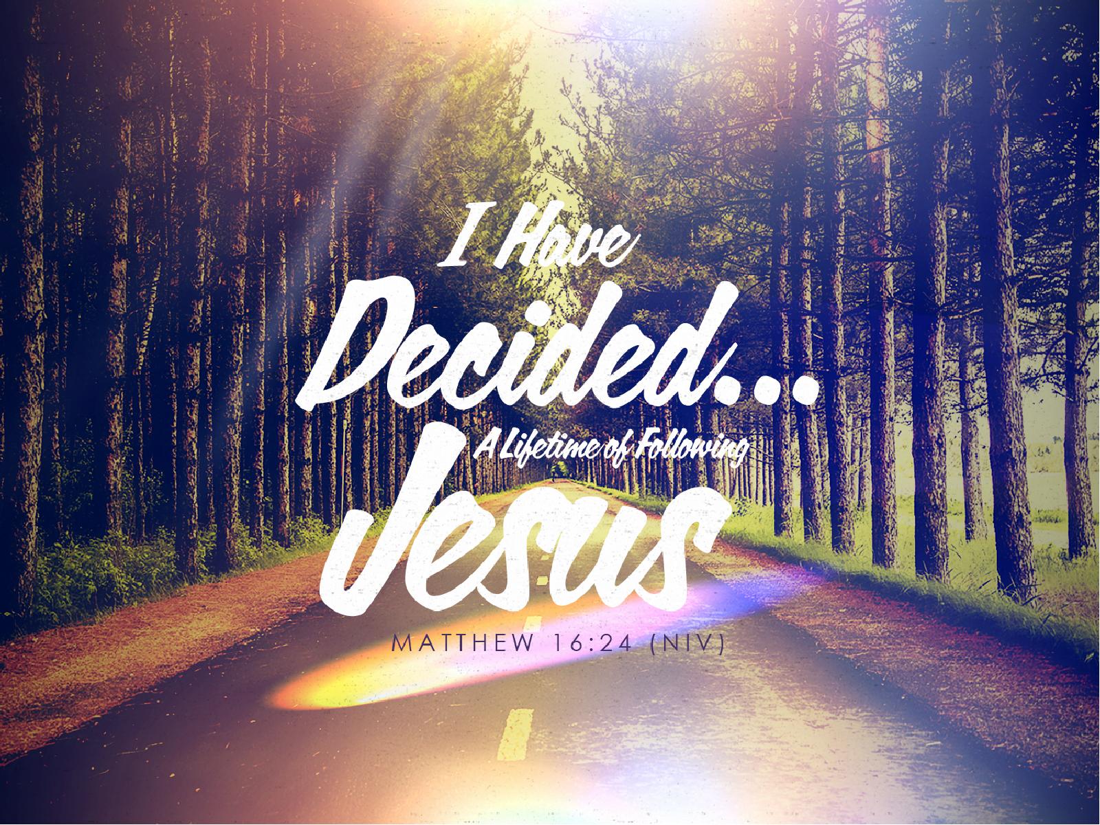 I Have Decided Christian PowerPoint