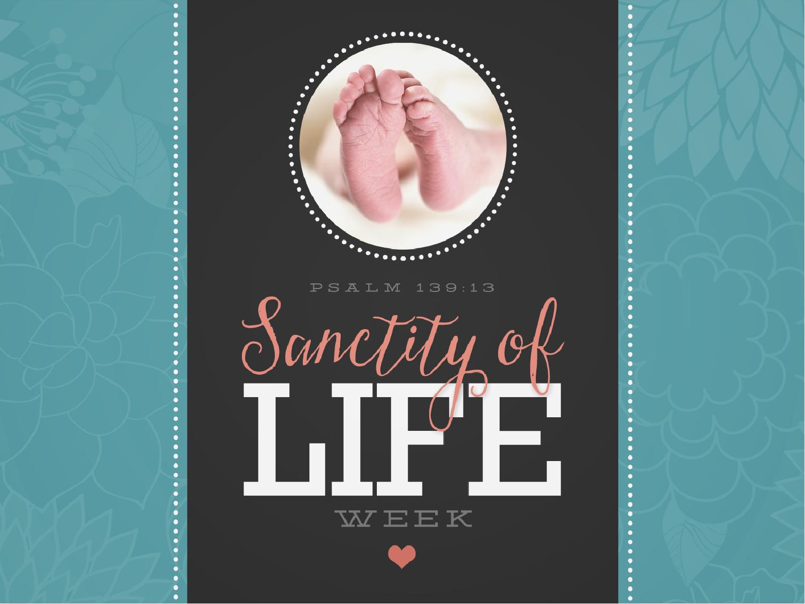 Sanctity of Life Week Christian PowerPoint