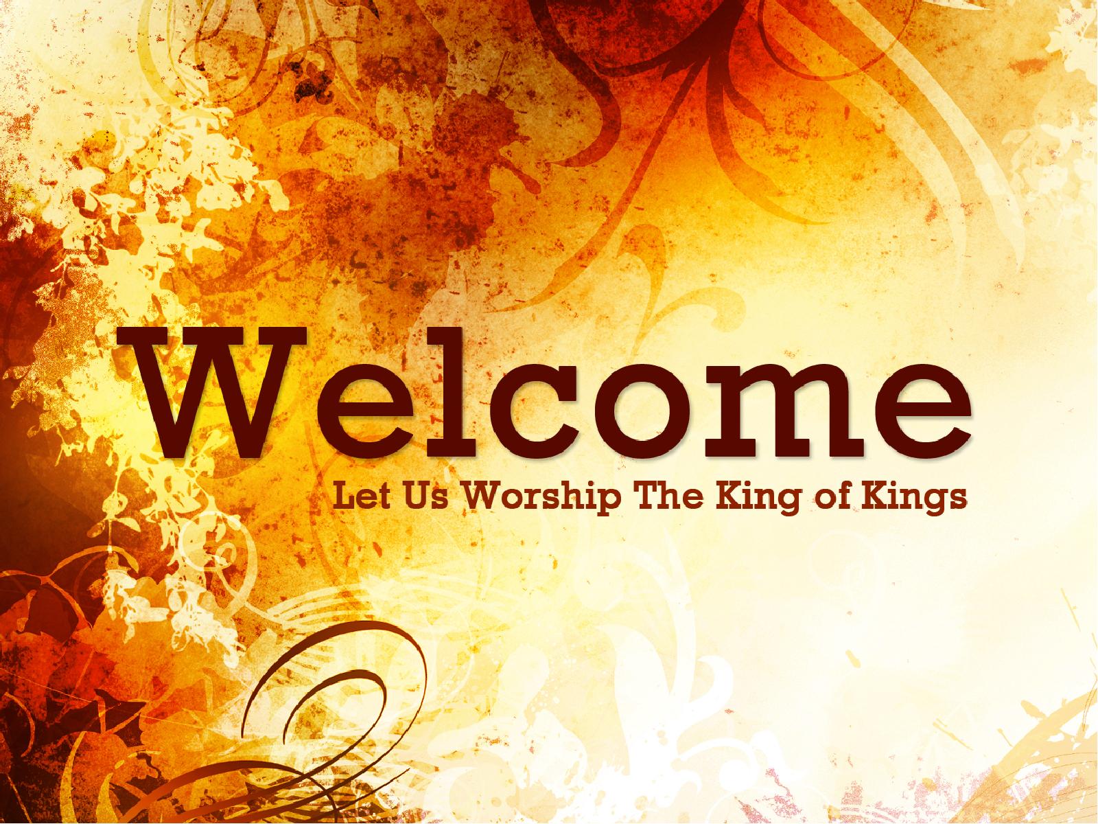 Welcome To Worship Sermon Presentation