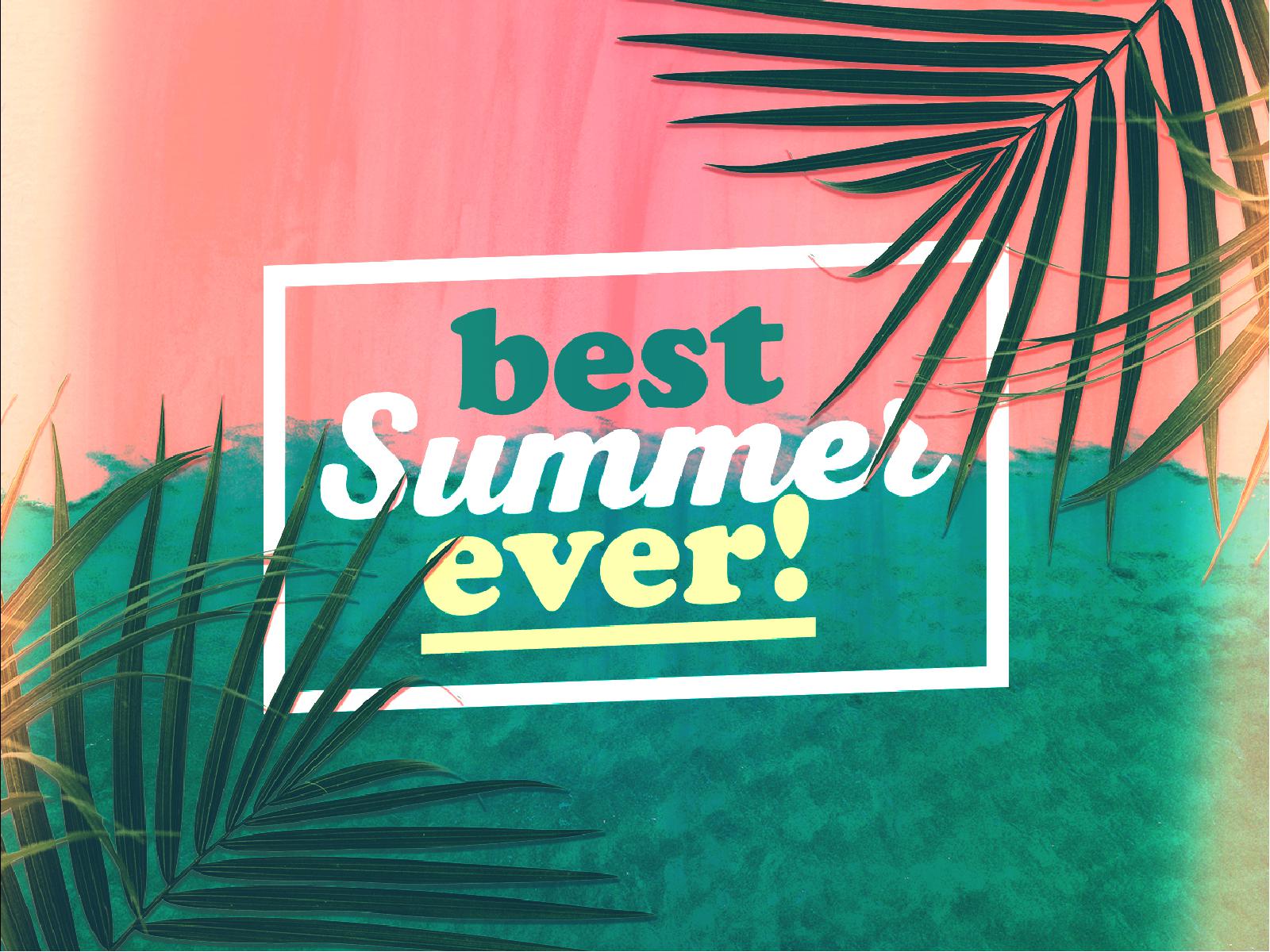 Best Summer Ever Church Title Graphic