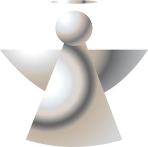 Silver Angel Ornament