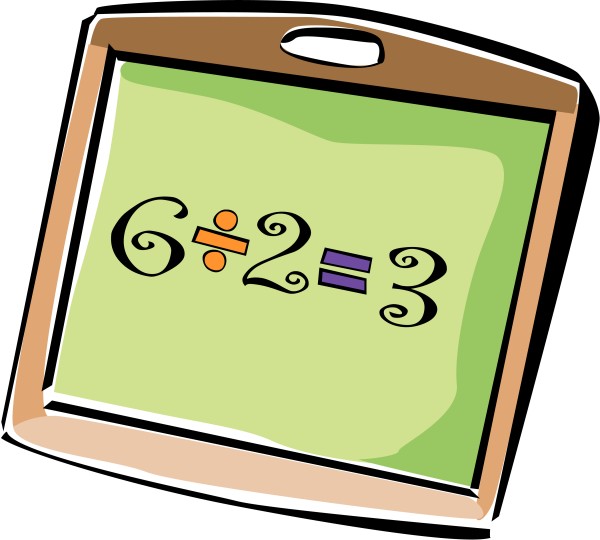 Student Chalkboard with Division
