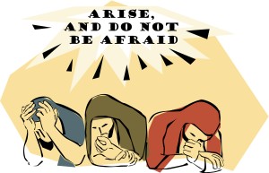 Disciples at Transfiguration