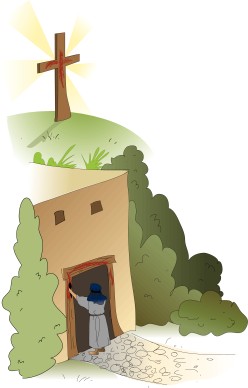 Passover with Doorpost and Cross