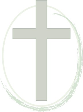 Cross with Brushstroke Wave