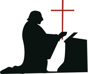 Kneeling Man in Devotion