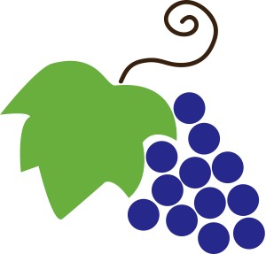 Grapes and Leaf