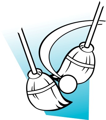 Broomball on Blue