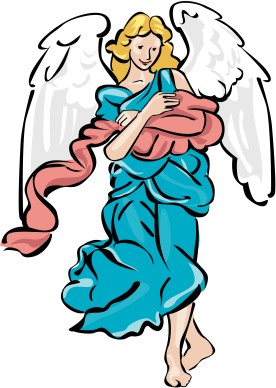 Nativity Angel in Color