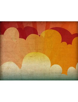 Puffy Clouds in Many Colors