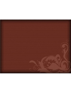 Graphic Swirls on Deep Red Background