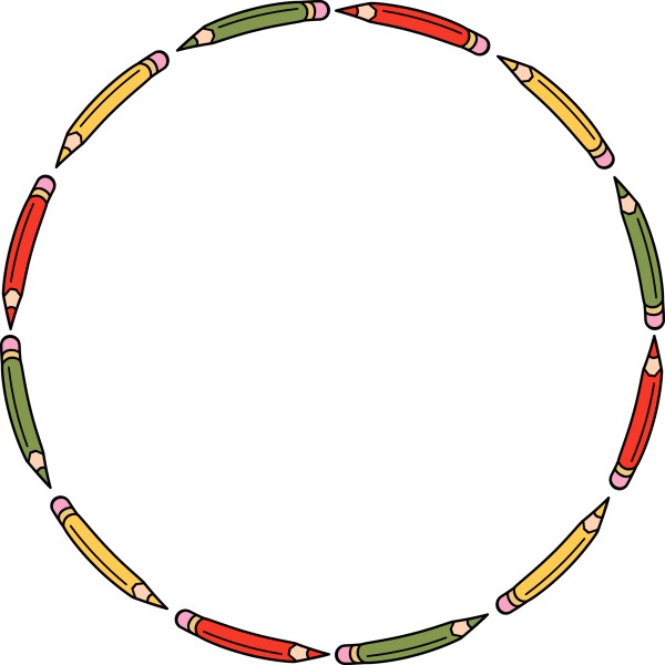 Round Pencil Border