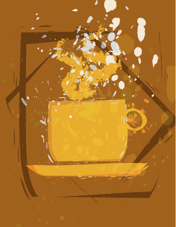 Abstract Coffee Clipart