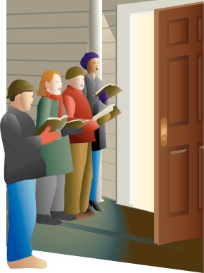 Christmas Carolers Clipart