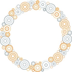 Pastel Circles Border