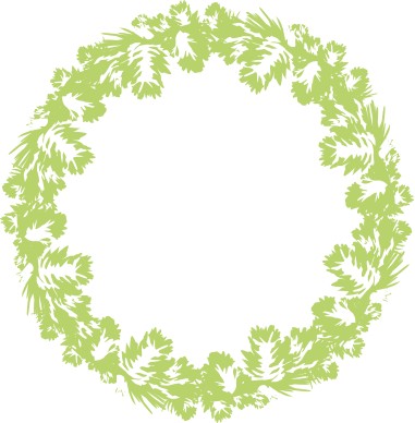 Bright Green Wreath