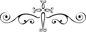 Fancy Cross Page Divider