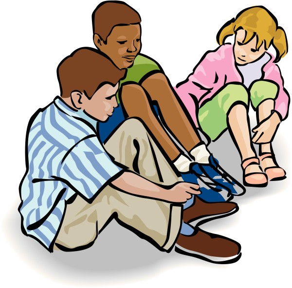 Children Sitting in a Circle