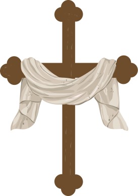 Draped Cross Graphic