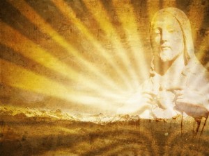 Sacred Heart of Jesus and Rays