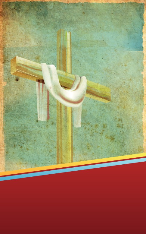 Draped Cross Bulletin Cover