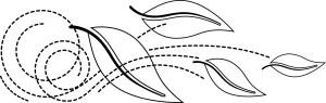Blowing Leaves Christian Clipart