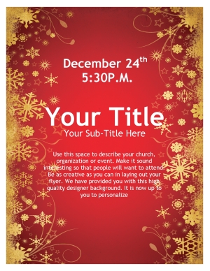 Joy Of Christmas Flyer