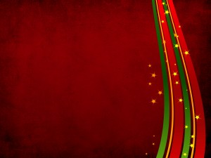 Christmas Ribbons Background Image
