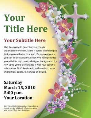 Easter Sunday Flyer